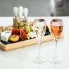 imageKLOVEO Plastic Champagne Flutes  Set of 6  Made in Italy  Insanely Durable and Versatile Plastic Champagne Glasses  Reusable Dishwasher Safe Mimosa Glasses White Wine  5 oz ClearClear